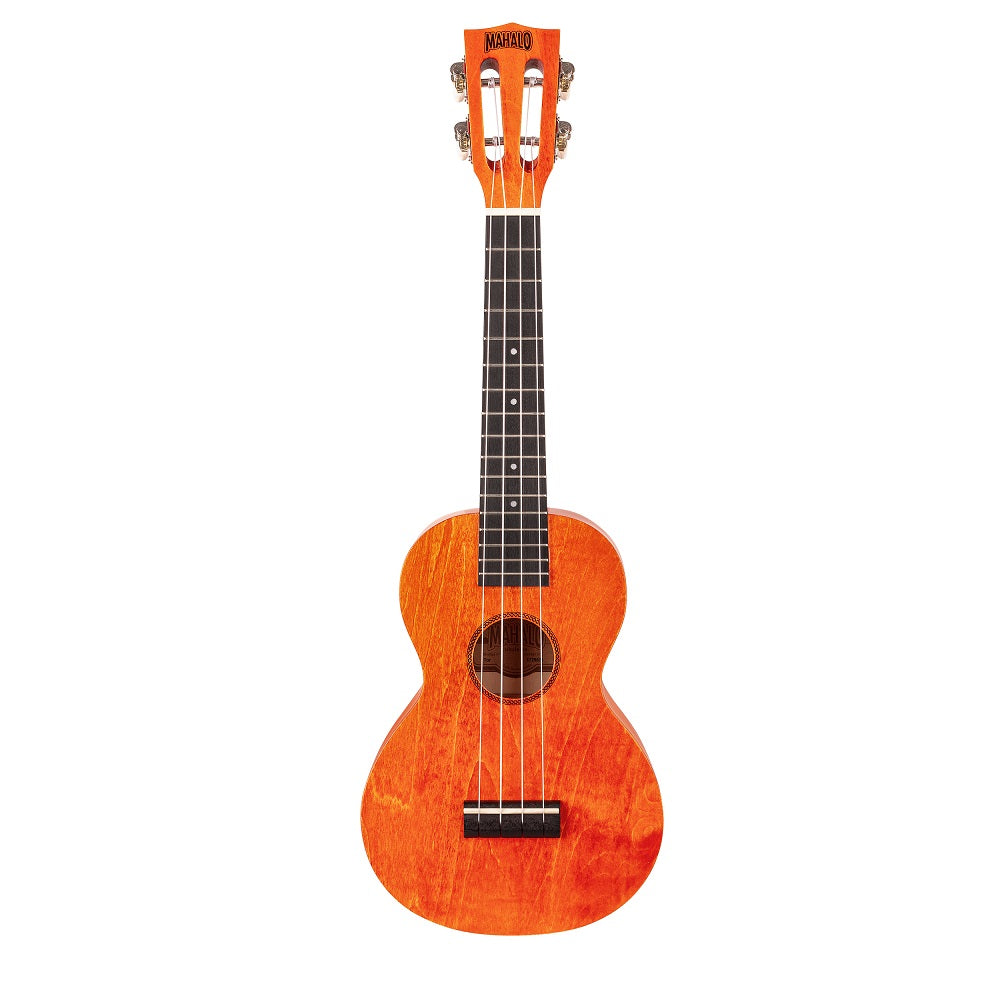 Mahalo ML2OS Koncert ukulele szett, tok, 3 pengető, Narancs