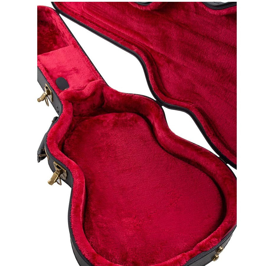 Bromo BEN2C Elektromos-akusztikus nylon hollow body gitár, 6 húros, keménytokos