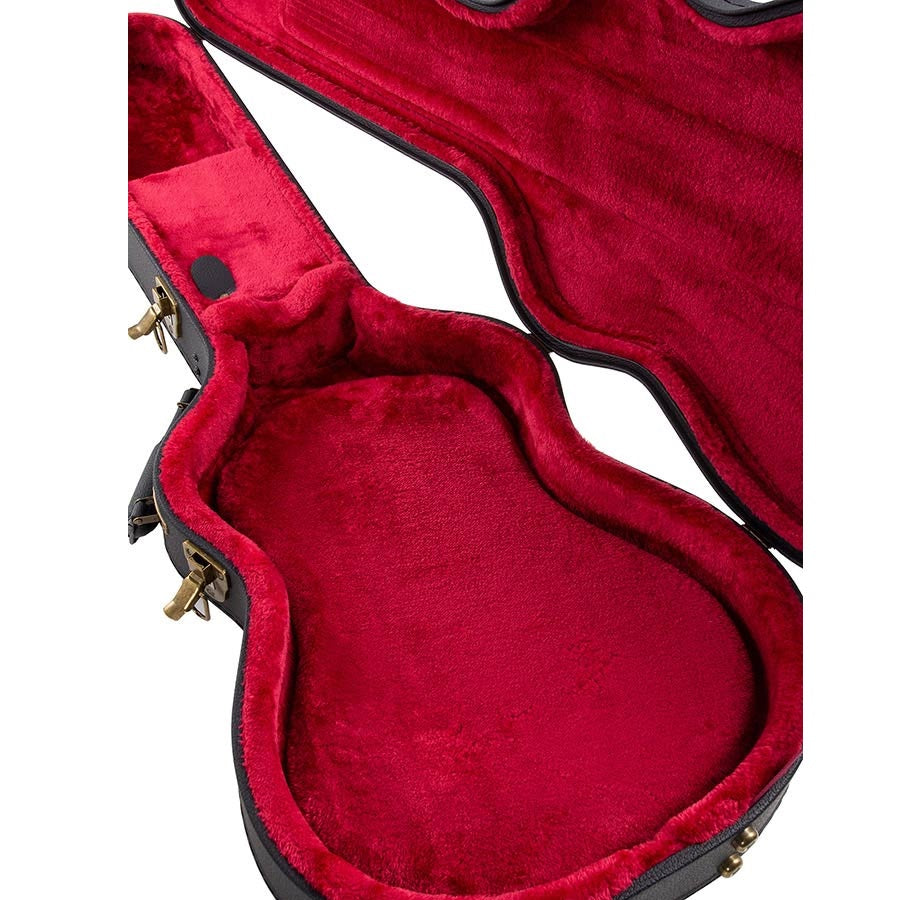 Bromo BEN2CTBK Elektromos-akusztikus nylon hollow body gitár, 6 húros, kemény tokos
