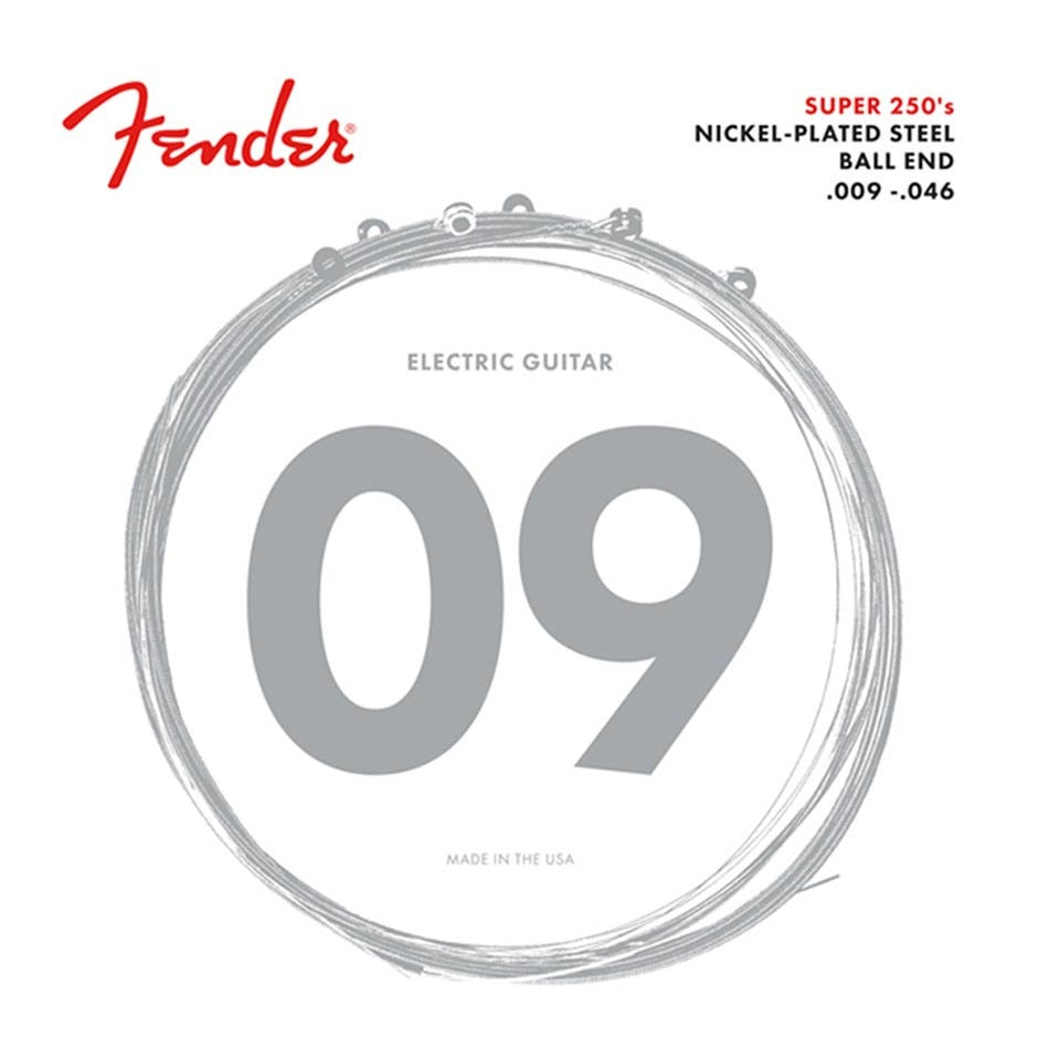 Fender F250LR elektromos gitárhúr készlet, Super 250’s, Regular Light 009–046
