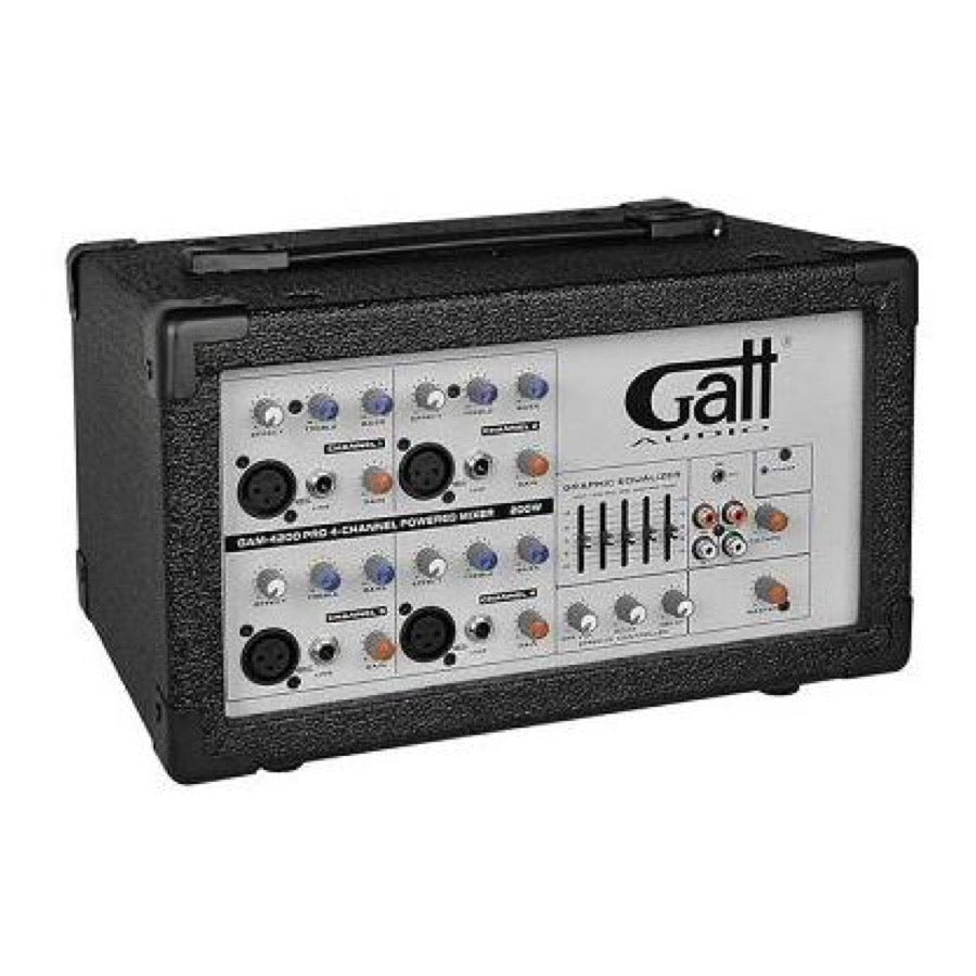 Gatt Audio GAM4200 keverőerősítő, 200W
