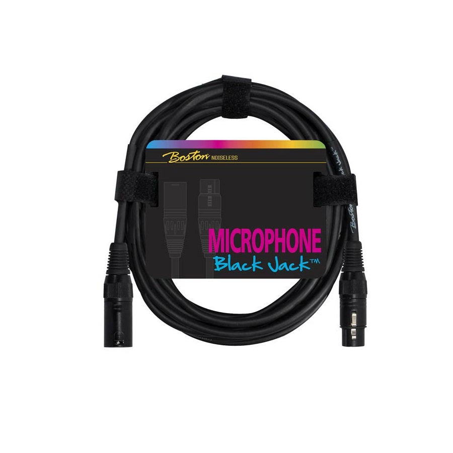 Boston MC2205 Black Jack mikrofonkábel, XLR papa + XLR mama, 5 m