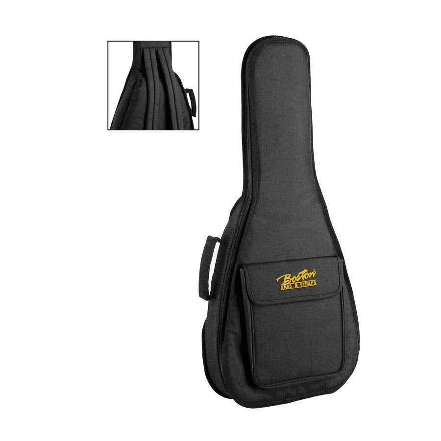Boston MD21 portugál mandolin tok, 21 mm-es bélés, fekete