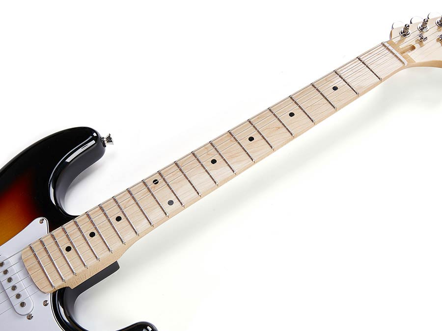 SX SEM13TS Elektromos gitár, Sunburst, puhatokkal és kábellel