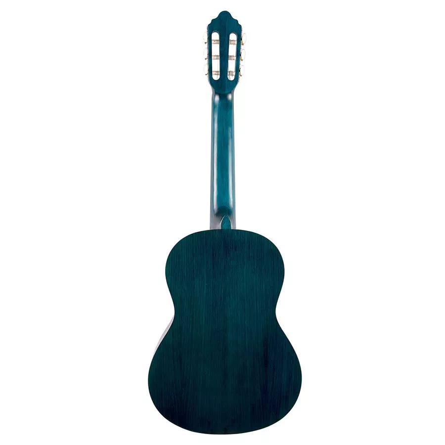 Valencia VC203TBU 3/4 Klasszikus tanuló gyerek gitár, Transparent Blue Kék