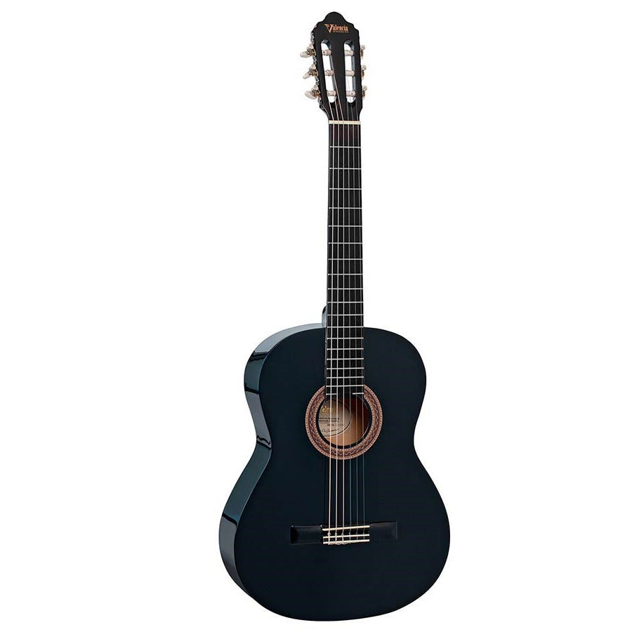 Valencia VC104BK 4/4 Klasszikus gitár, Fekete
