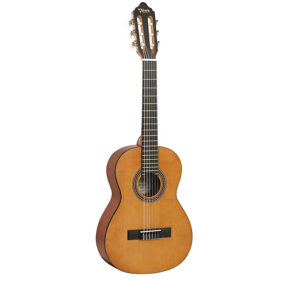 Valencia VC201 1/4 Klasszikus tanuló gyerek gitár, Antique Natural szatén