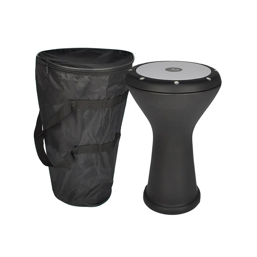 Vatan VDE3002 darbuka, öntött alumínium test, 22 cm, fekete