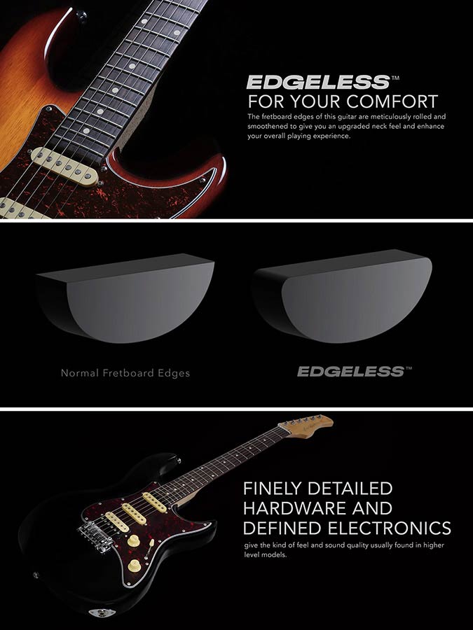 Sire Larry Carlton S3TS elektromos gitár, sunburst