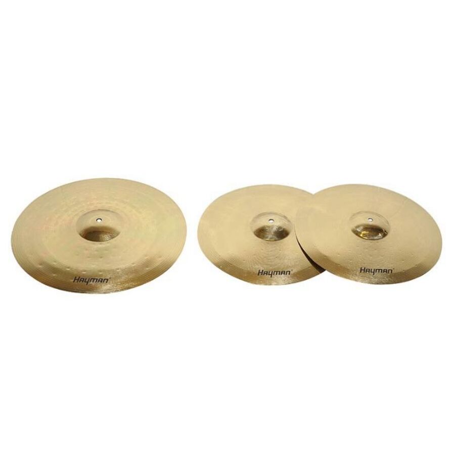 Hayman HM100BK Deluxe Akusztikus dobfelszerelés szett, 5 részes, fekete