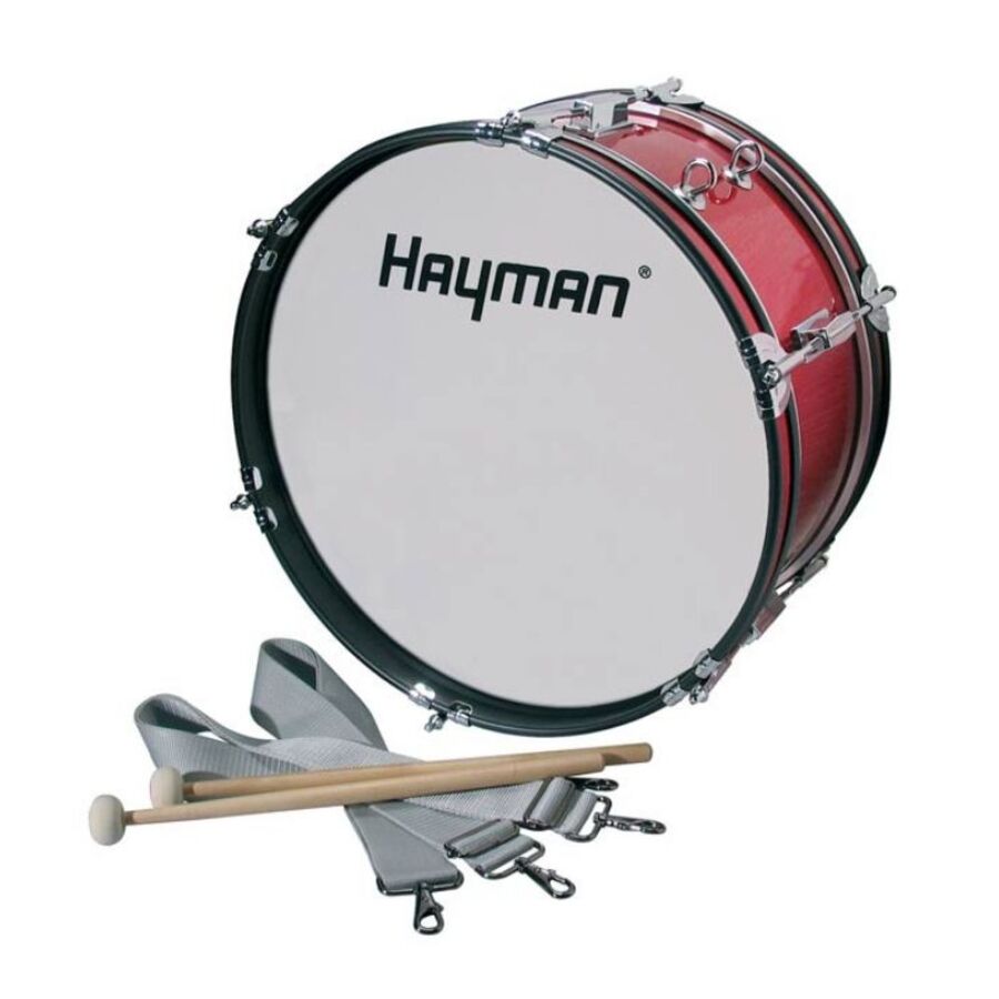 Hayman JMDR1607 16" menet nagydob, vállpánttal és dobverőkkel