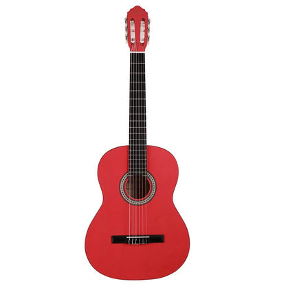 Salvador Kids CG144RD 4/4 Klasszikus gitár kezdőknek, fényes piros