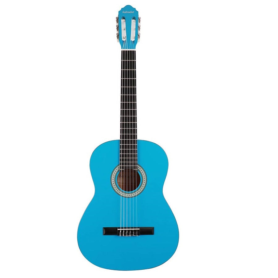 Salvador Kids CG144BU Klasszikus gitár 4/4, kék fényes