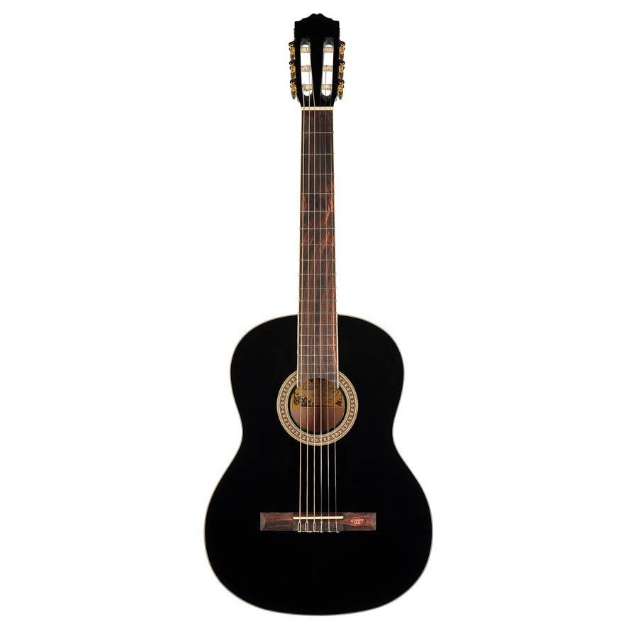 Salvador Cortez CC10BK Klasszikus gitár 4/4, fekete fényes
