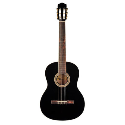 Salvador Cortez CC10BK Klasszikus gitár 4/4, fekete fényes