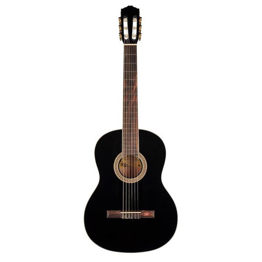 Salvador Cortez CC10BK Klasszikus gitár 4/4, fekete fényes