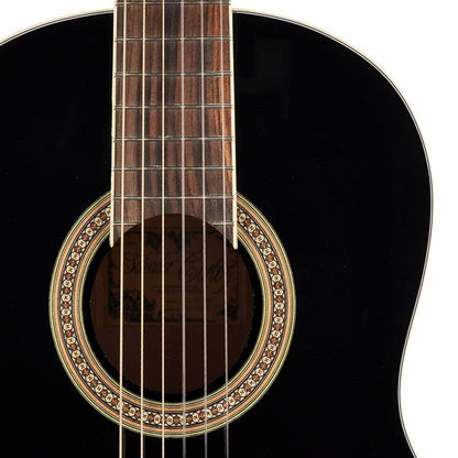 Salvador Cortez CC10BK Klasszikus gitár 4/4, fekete fényes
