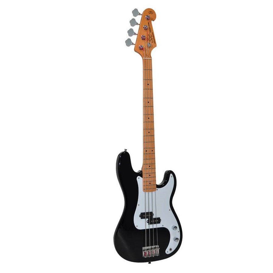SX SPB57BK 4-húros elektromos basszusgitár, puhatokkal