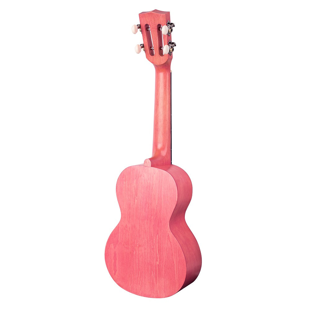 Mahalo ML2CP Koncert ukulele szett, tok, 3 pengető, Rózsaszín