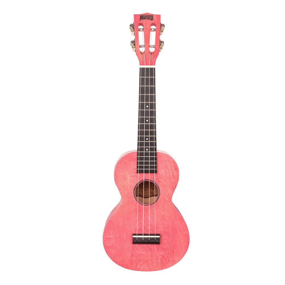 Mahalo ML2CP Koncert ukulele szett, tok, 3 pengető, Rózsaszín