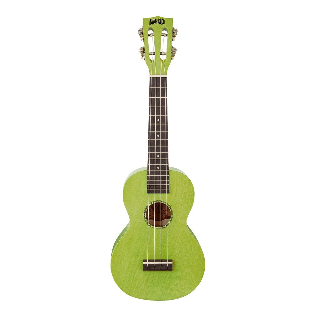 Mahalo ML2SG Koncert ukulele szett, tok, 3 pengető, Tengerzöld