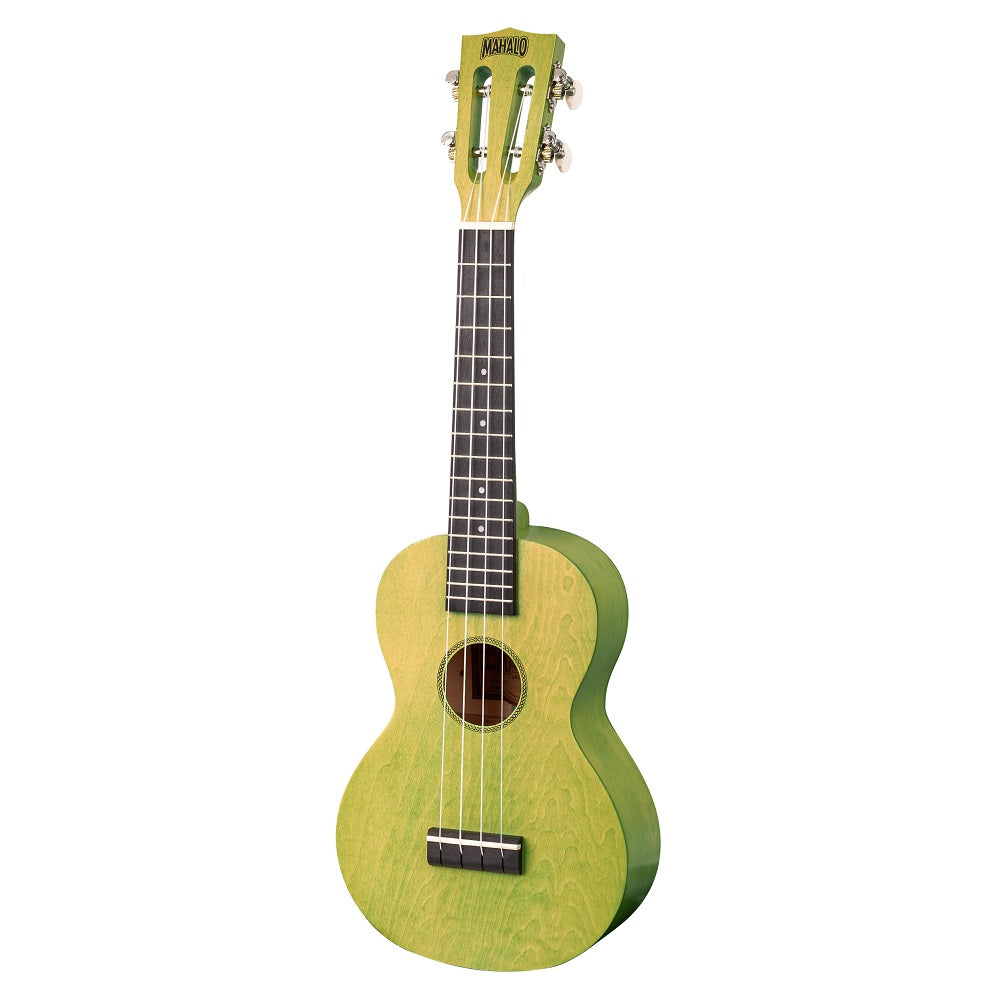 Mahalo ML2SG Koncert ukulele szett, tok, 3 pengető, Tengerzöld