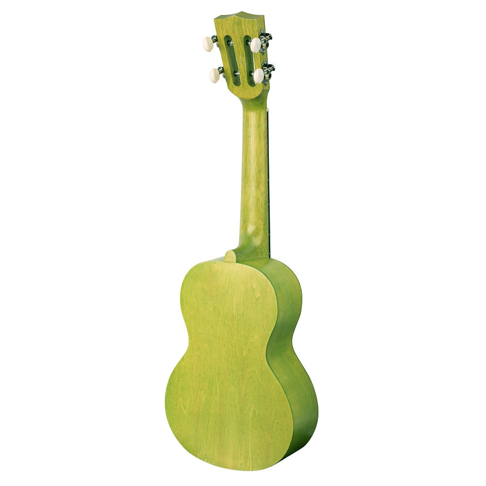 Mahalo ML2SG Koncert ukulele szett, tok, 3 pengető, Tengerzöld