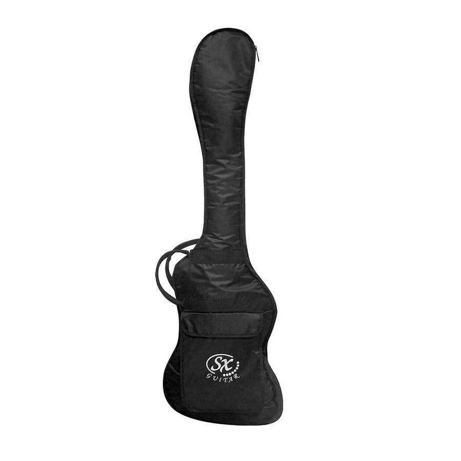 SX SPB572TS Elektromos basszusgitár, sunburst, puhatokkal