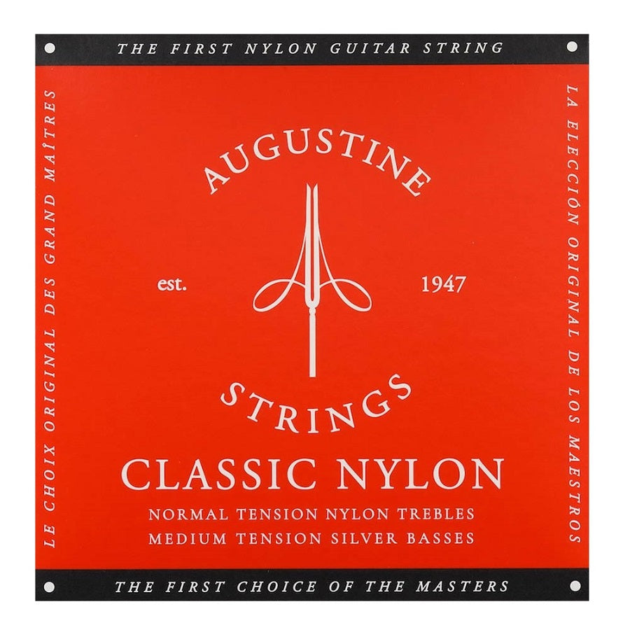 Augustine AUCLRD klasszikus gitárhúr készlet, 6 húr, Classic Red