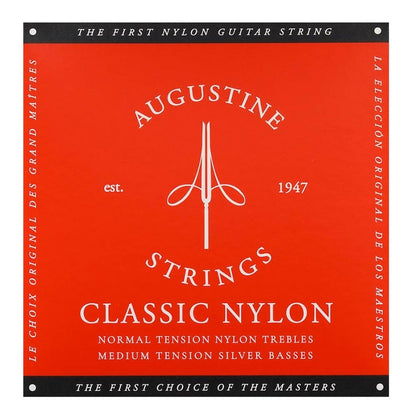 Augustine AUCLRD klasszikus gitárhúr készlet, 6 húr, Classic Red