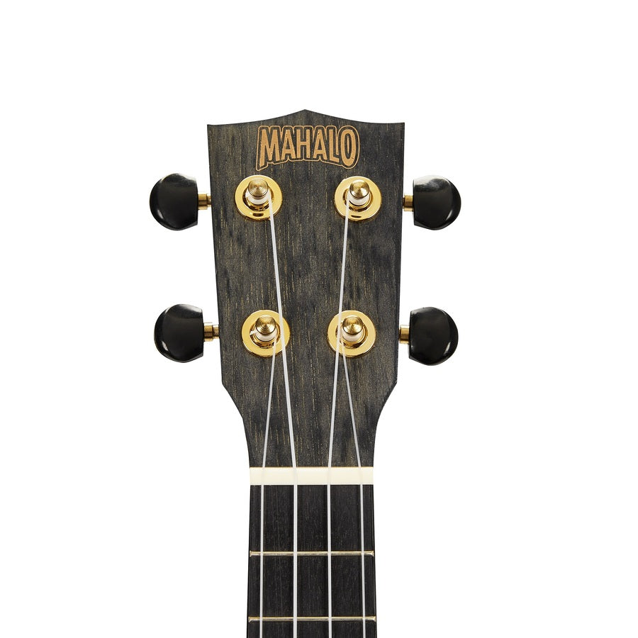 Mahalo MS1TBK Szoprán Slimline ukulele, fekete, tokkal