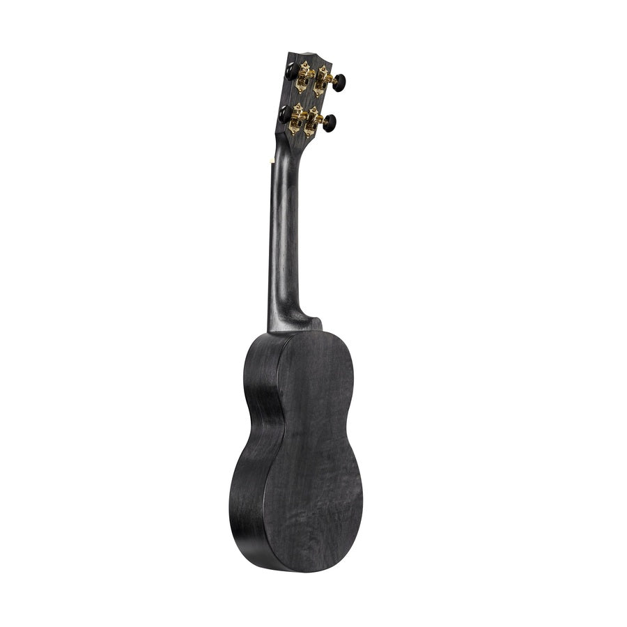 Mahalo MS1TBK Szoprán Slimline ukulele, fekete, tokkal