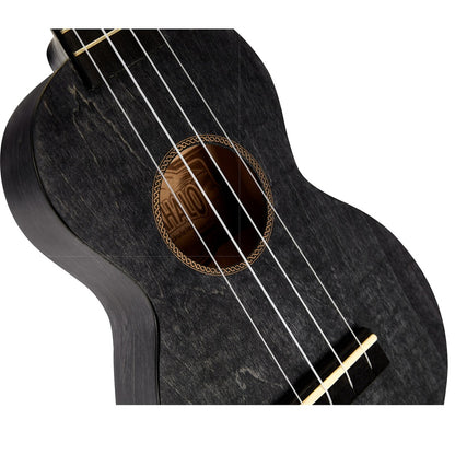 Mahalo MS1TBK Szoprán Slimline ukulele, fekete, tokkal