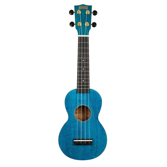 Mahalo MS1TBU Slimline Szoprán ukulele, kék, tokkal