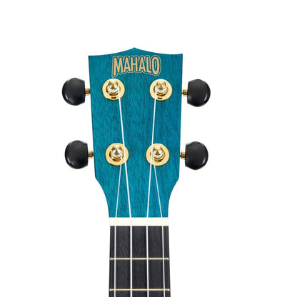 Mahalo MS1TBU Slimline Szoprán ukulele, kék, tokkal