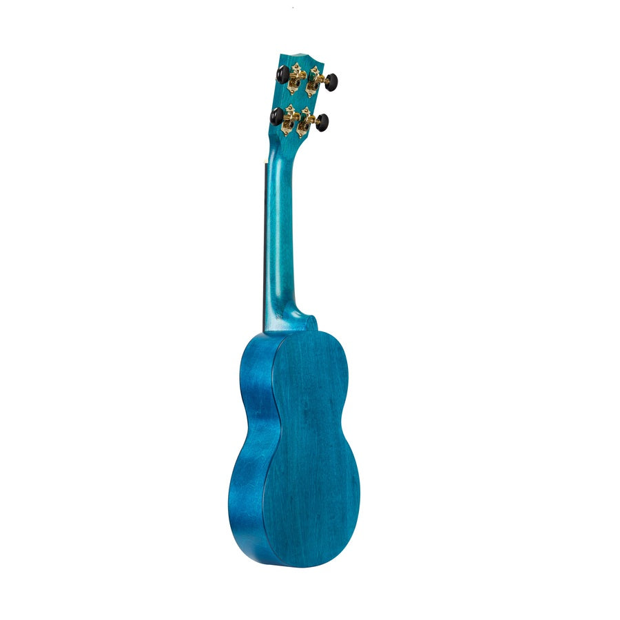 Mahalo MS1TBU Slimline Szoprán ukulele, kék, tokkal