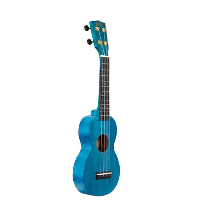 Mahalo MS1TBU Slimline Szoprán ukulele, kék, tokkal