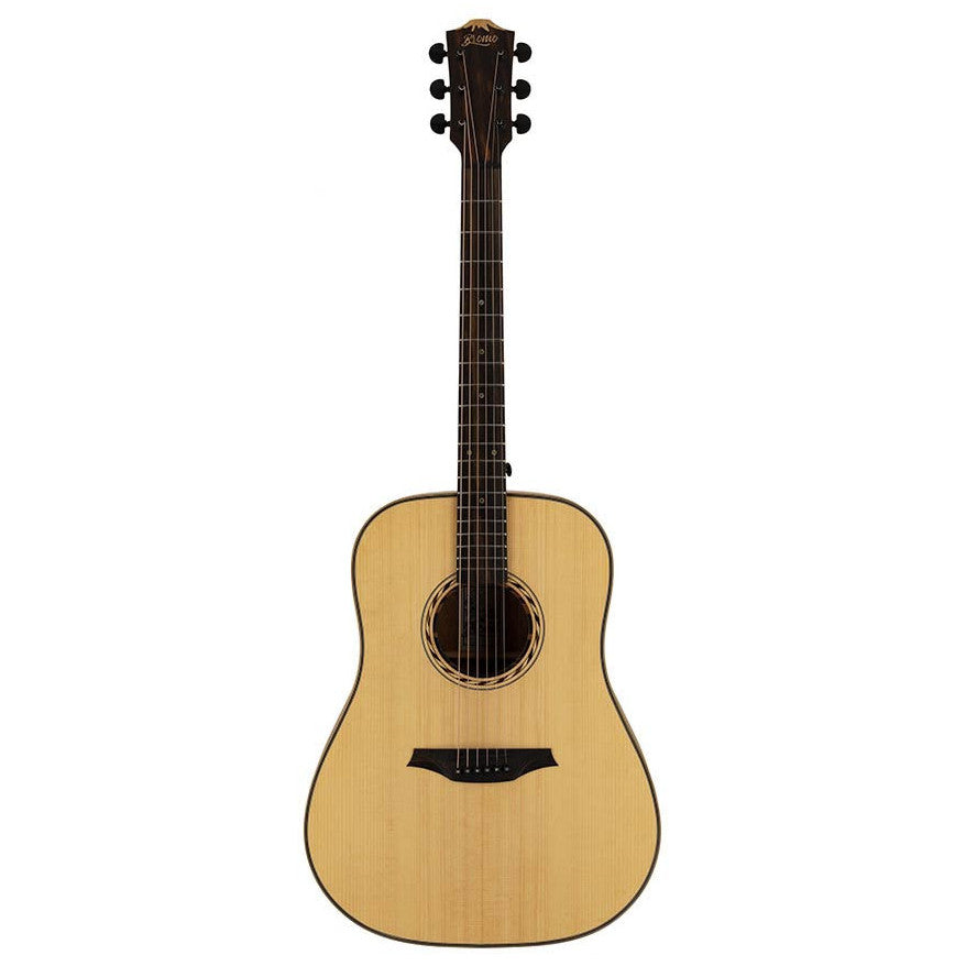Bromo BAT1 akusztikus gitár, natur, dreadnought Tahoma Series
