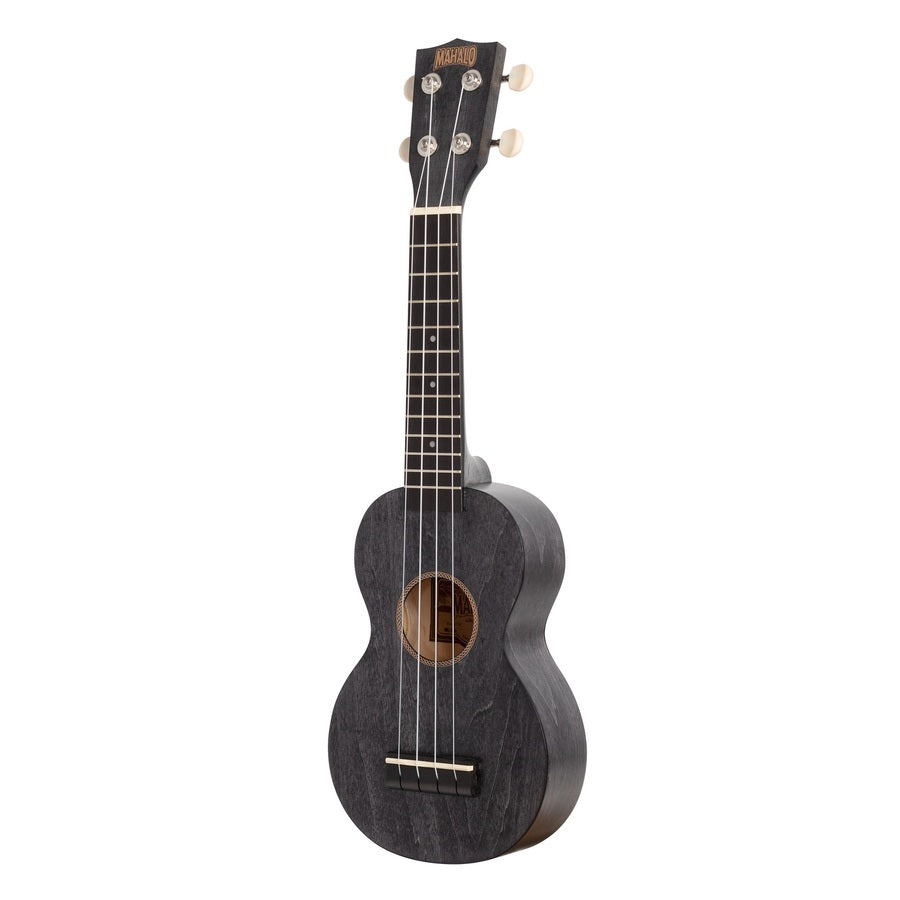 Mahalo ML1SH Island Series Ukulele sopran, Smoke Haze mat, tokkal