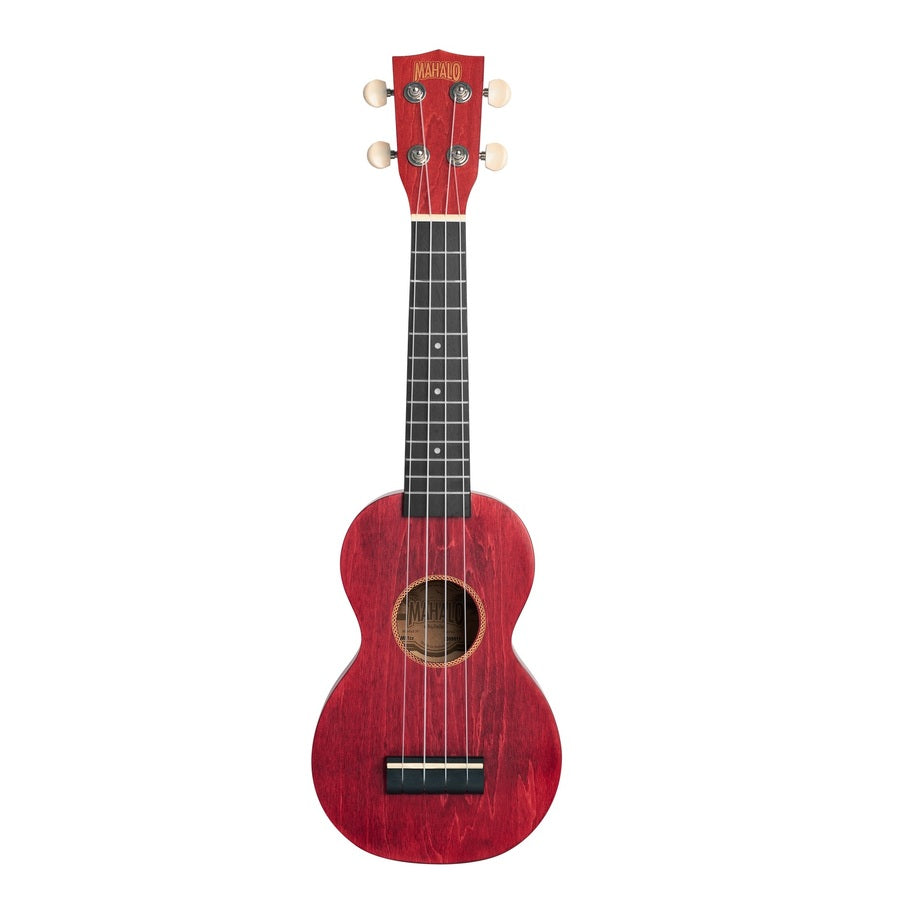 Mahalo ML1CR Island Series Szoprán ukulele, Cherry Red felület, tokkal
