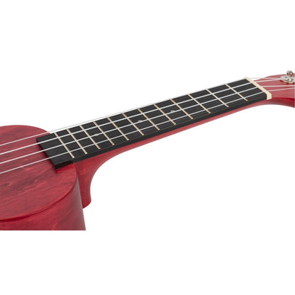 Mahalo ML1CR Island Series Szoprán ukulele, Cherry Red felület, tokkal