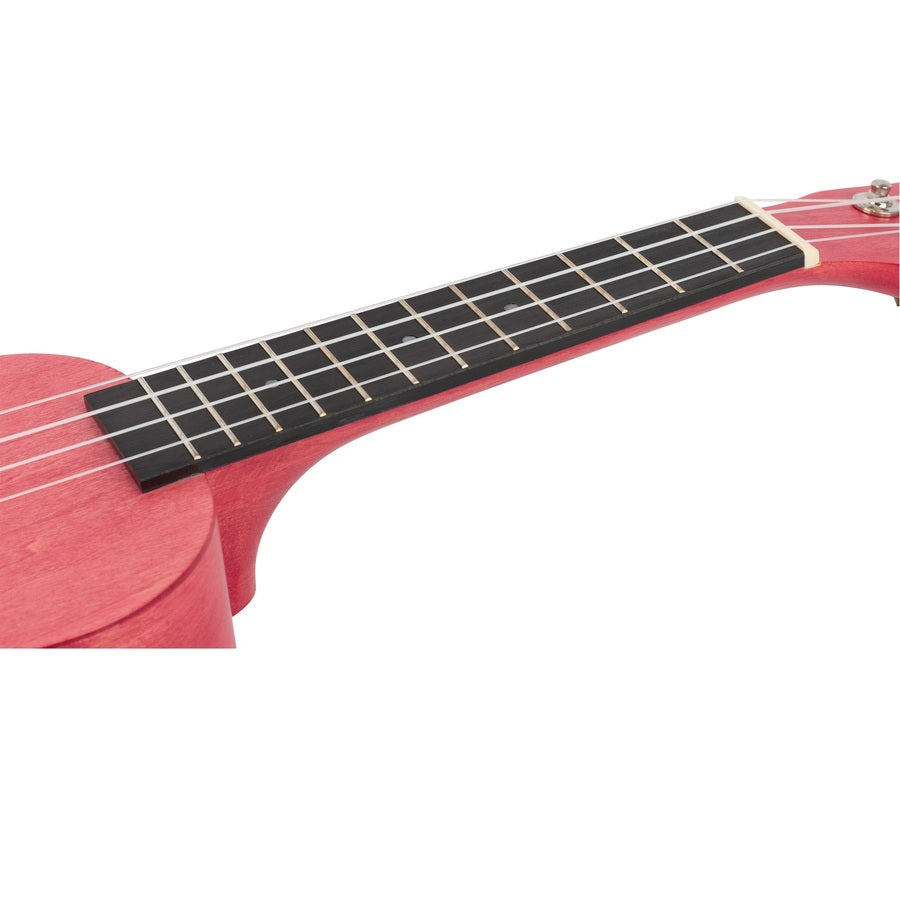 Mahalo ML1CP Island Series Szoprán ukulele, Coral Pink matt felület, tokkal