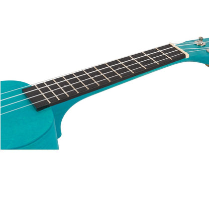 Mahalo ML1AB Island Series Szoprán ukulele, matt világoskék (Aqua Blue), tokkal
