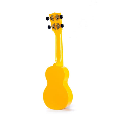 Mahalo SMILINOYW Sopranissimo ukulele, sárga „Smile” design, tok és pengetők