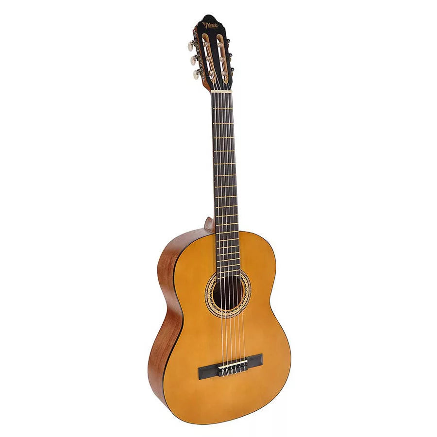 Valencia VC204 Klasszikus gitár 4/4, matt natúr, Hangszer beállítással