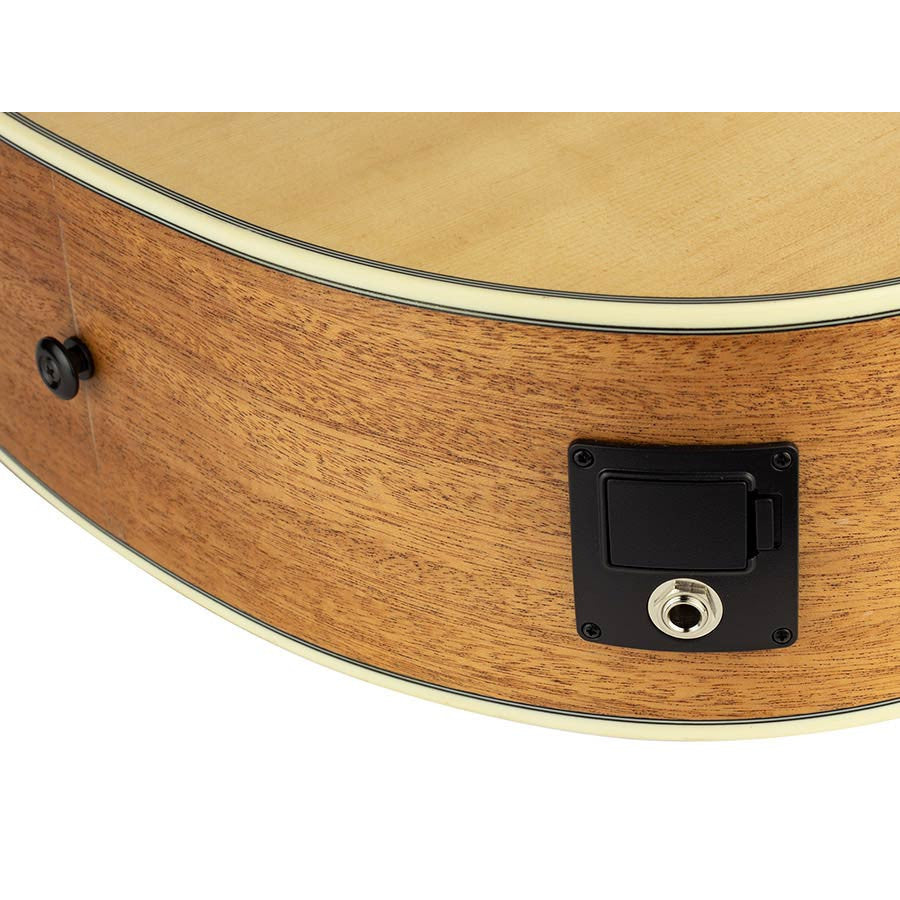 Bromo BAT2CE elektro-akusztikus gitár, natur, Grand Auditorium Cutaway Tahoma Series
