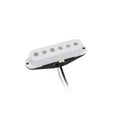 Boston VSC62NWH single coil elektromos gitár hangszedő, nyaki pozíció, Alnico 5, fehér