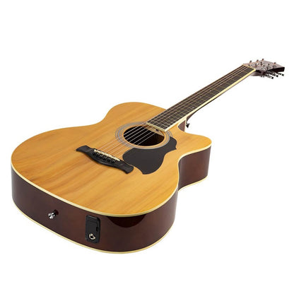 Richwood RA12CE Akusztikus elektro-akusztikus auditorium gitár, 6 húros, natúr, tokos