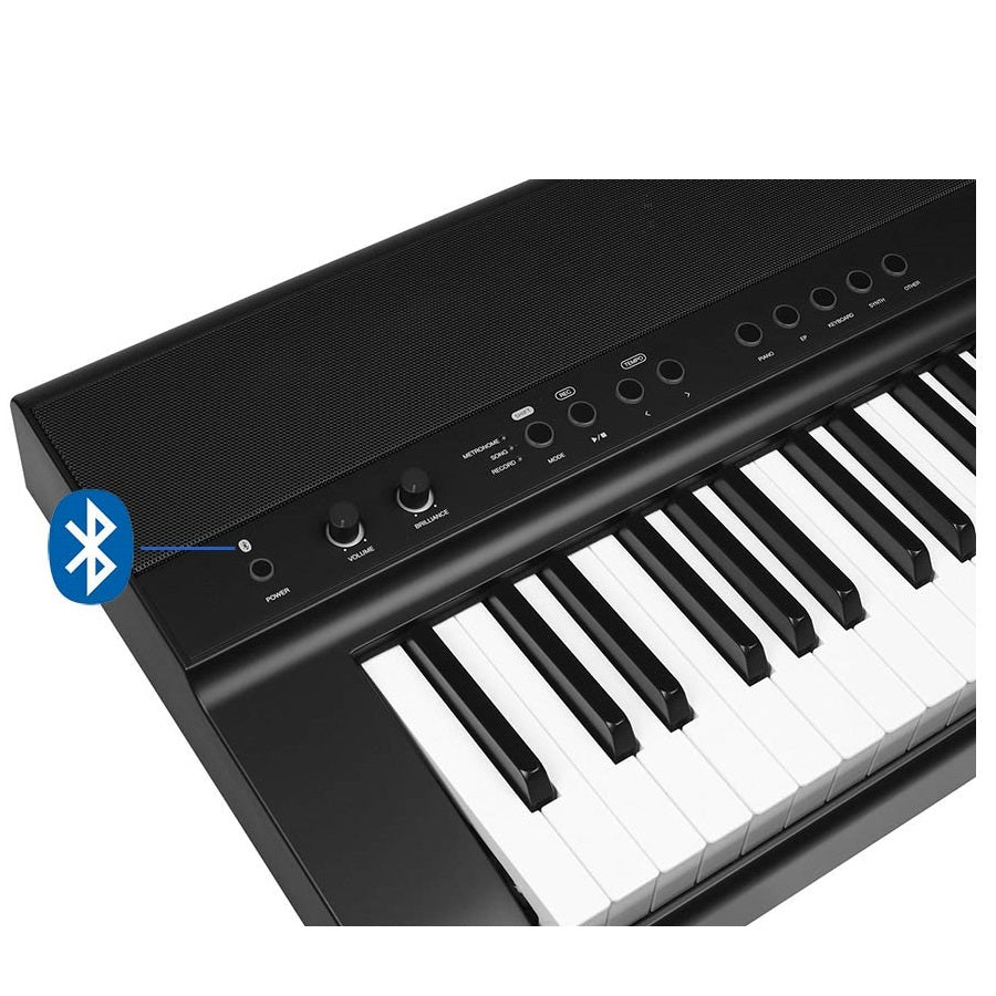 Medeli SP201+BK Digitális színpadi zongora, K6S billentyűzet, Bluetooth, Szatén fekete