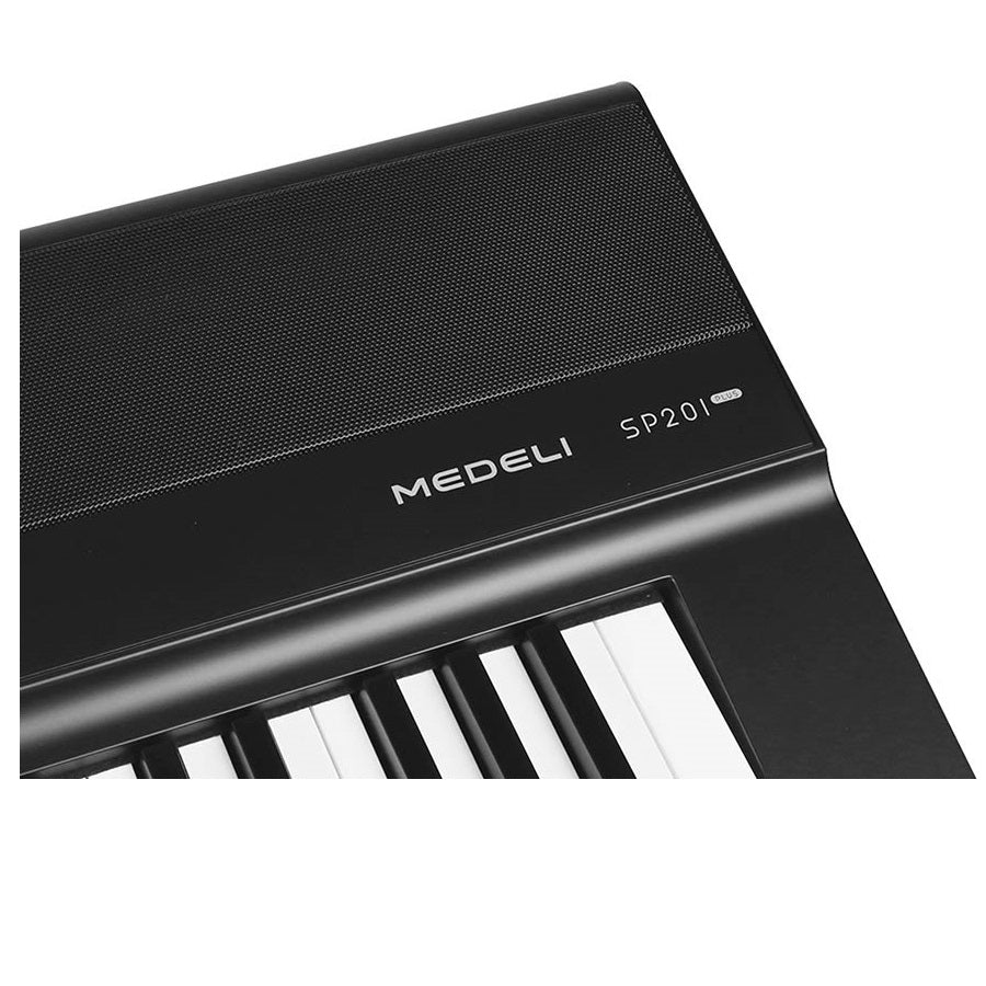 Medeli SP201+BK Digitális színpadi zongora, K6S billentyűzet, Bluetooth, Szatén fekete